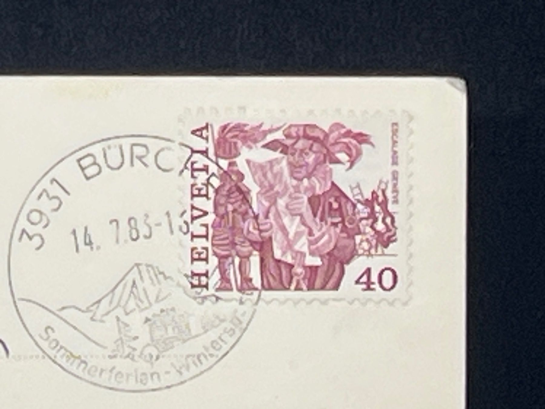 Cartes postales: Bürchen 1330m (Wallis) – D'occasion à Widnau par Brusi9 1