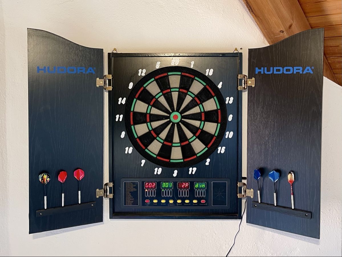 Dart: Elektronische Dartscheibe Hudora – Gebraucht aus Greifensee von ise_l62r