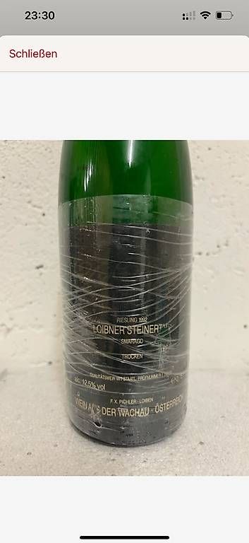 Vino: Fx.Pichler Riesling 1992 Steinertal – Usato da Zürich venduto da dav_m9zc