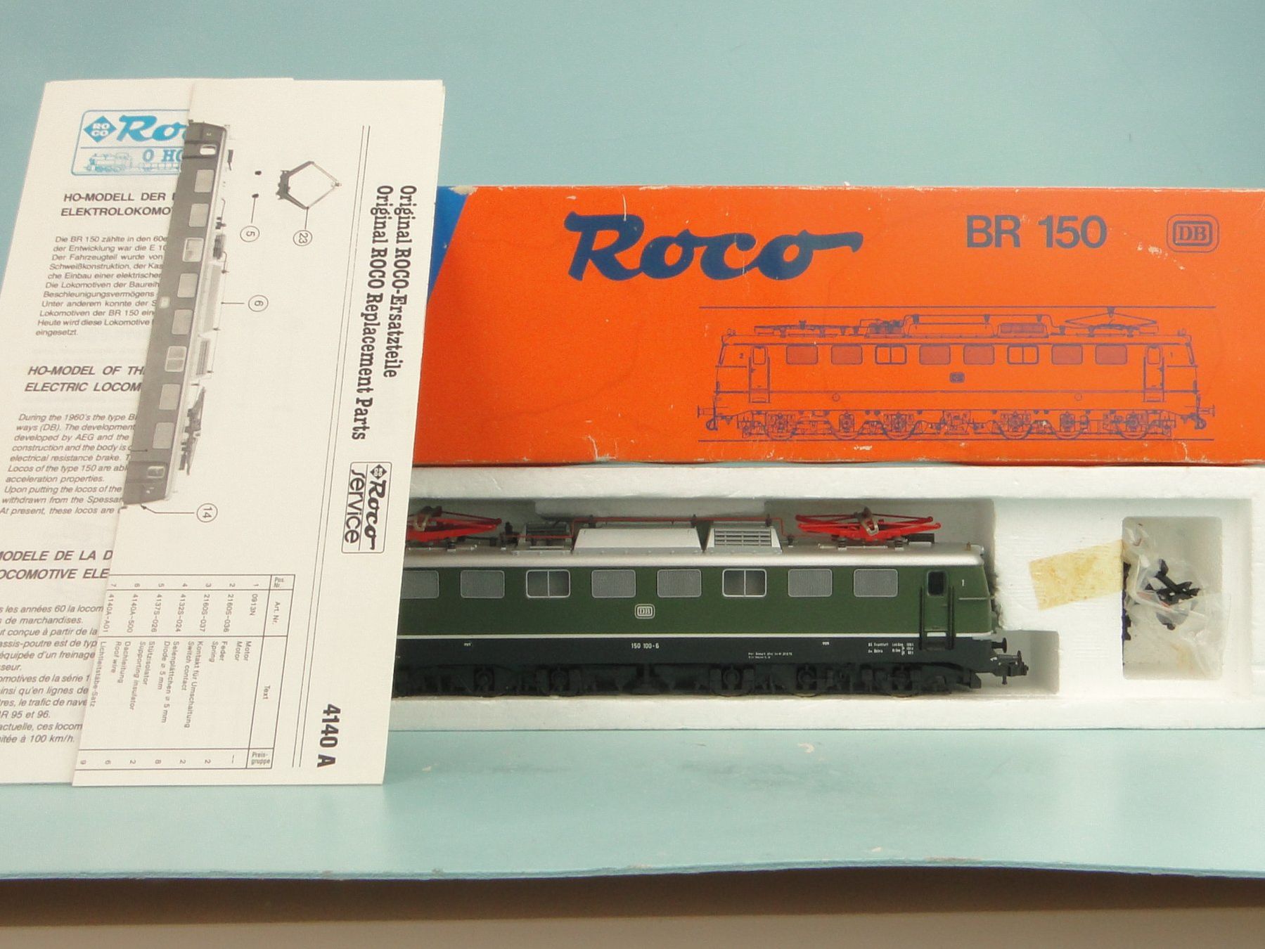Roco Modellini di ferrovie: Roco H0 43429 E-Lok BR 150 DB – Usato da Bülach venduto da cann11 1