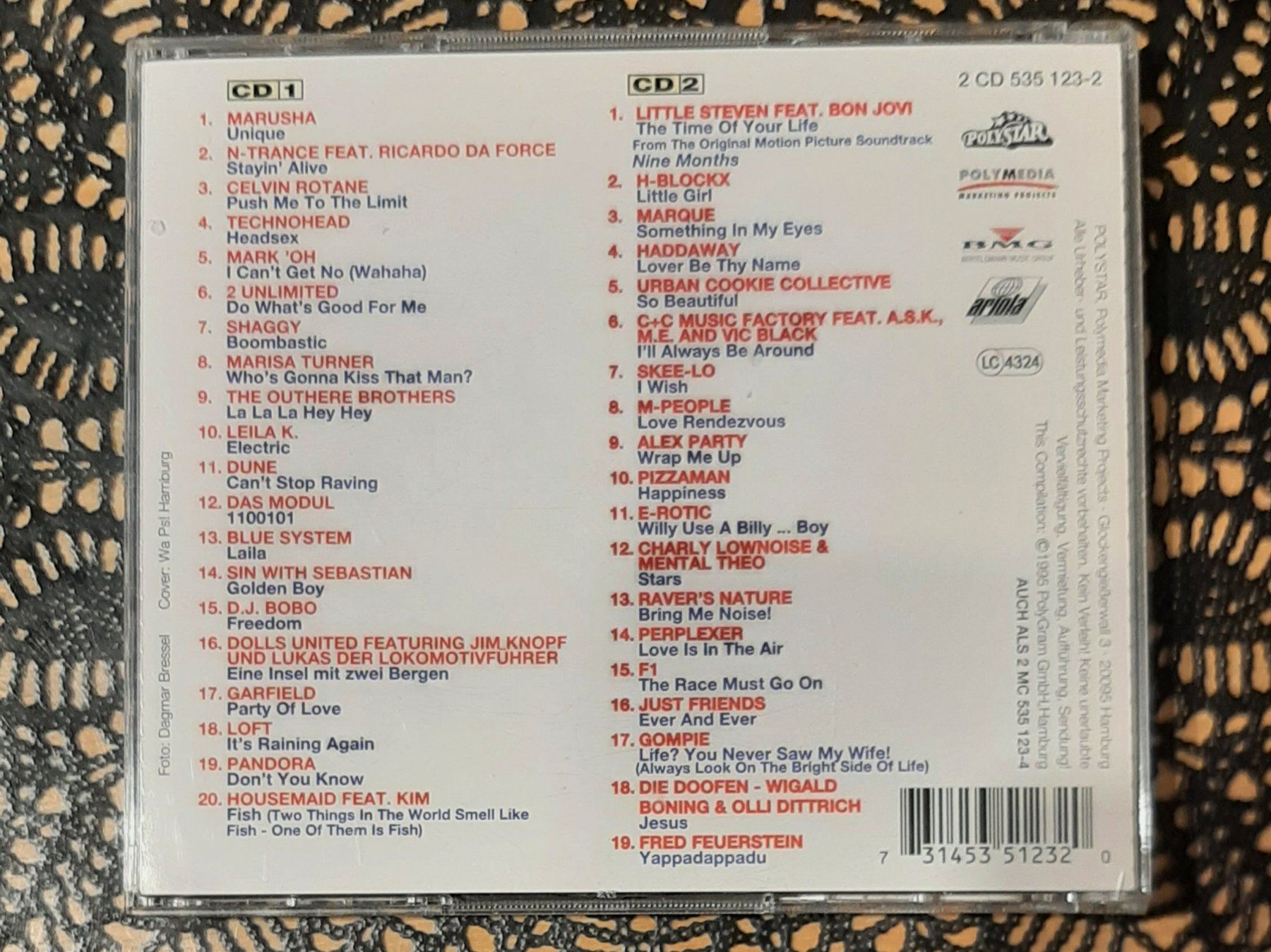 CD: Just The Best Vol. 6, 2CD Hit Compilation Sampler 1995 – Usato da Schönenberg TG venduto da breiti12 1