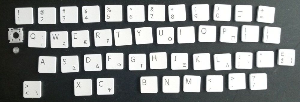 Touche De Clavier De Remplacement Pour Sony Vaio VSF152C29M - Occasion Très Bon Etat (TBE) - Blanc AZERTY
