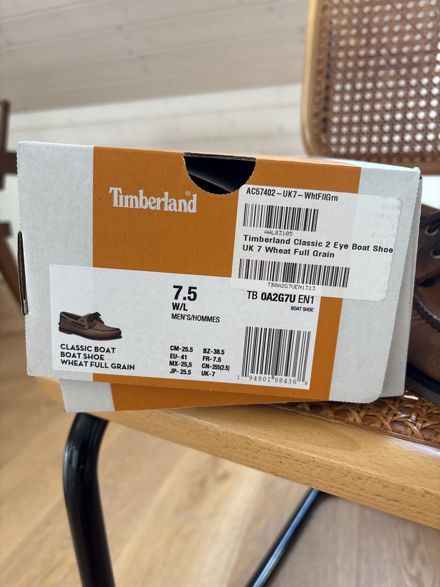 Timberland Scarpe da uomo: Timberland Boat Shoes, Men's size 7.5 – Nuovo e nell'imballaggio originale da Oberhasli venduto da ani_97f7 3