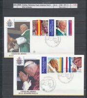 2004 Vatikan, "Weltreisen Papst Johannes Paul II.", FDC
