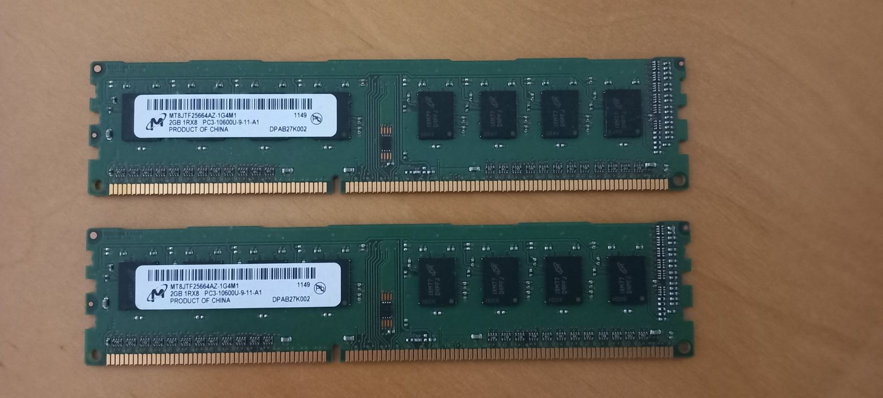 Hewlett Packard Memory / RAM: RAM 2x 2GB PC3 HP – Gebraucht aus Yverdon-les-Bains von bhoewler