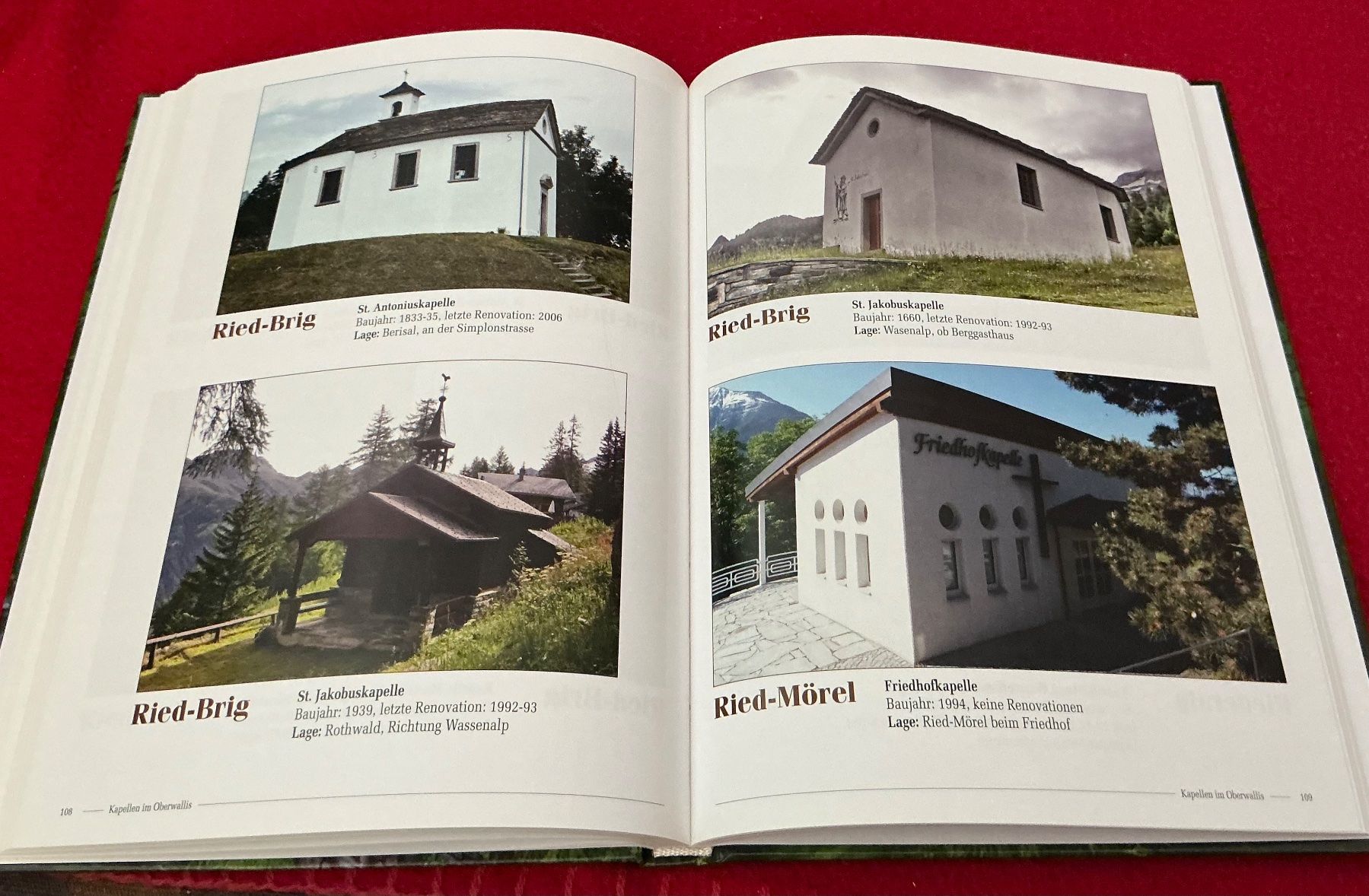 Bücher: Kapellen im Oberwallis von Norbert Lorenz, 2011 – Gebraucht aus Crans-Montana von plainemorte 5