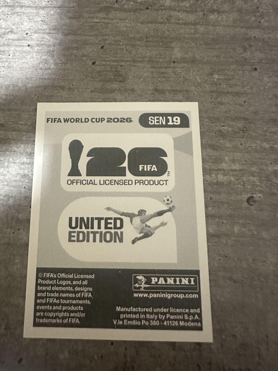Panini Carte collezionabili: SEN 19 , FIFA WORLD CUP 2026 PANINI  – Nuovo (secondo la descrizione) da Frauenfeld venduto da 1PegPeg1 1