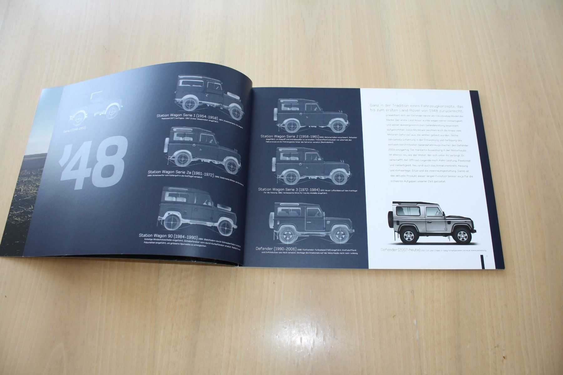 Land Rover Documenti: Land Rover Defender Broschüre 2009 – Usato da Wikon venduto da erwin400 2