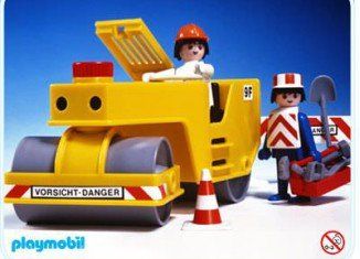 Playmobil Giocattoli: Playmobil 3533 Strassenwalze von 1981 – Usato da Winterthur venduto da Blueedition