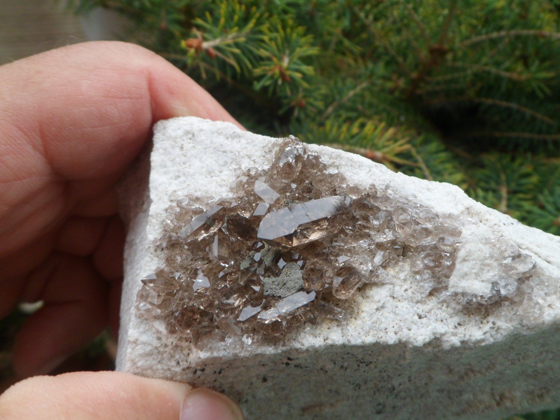 Mineralien & Heilsteine: Rauchquarz auf 2 Seiten. Schweiz – Gebraucht aus Affoltern am Albis von Fossil60 4