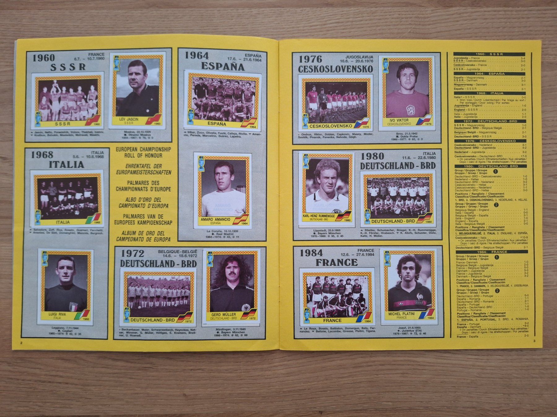 Panini Albums: PANINI EURO 1988 – D'occasion à St. Gallen par Matrix023 1