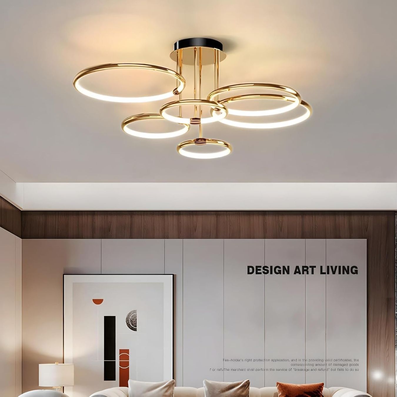 Lampadari & plafoniere: LED Deckenleuchte Deckenlampe Ringlampe 6 Ringe 145W dimmbar – Nuovo e nell'imballaggio originale da Herisau venduto da Serenco 6