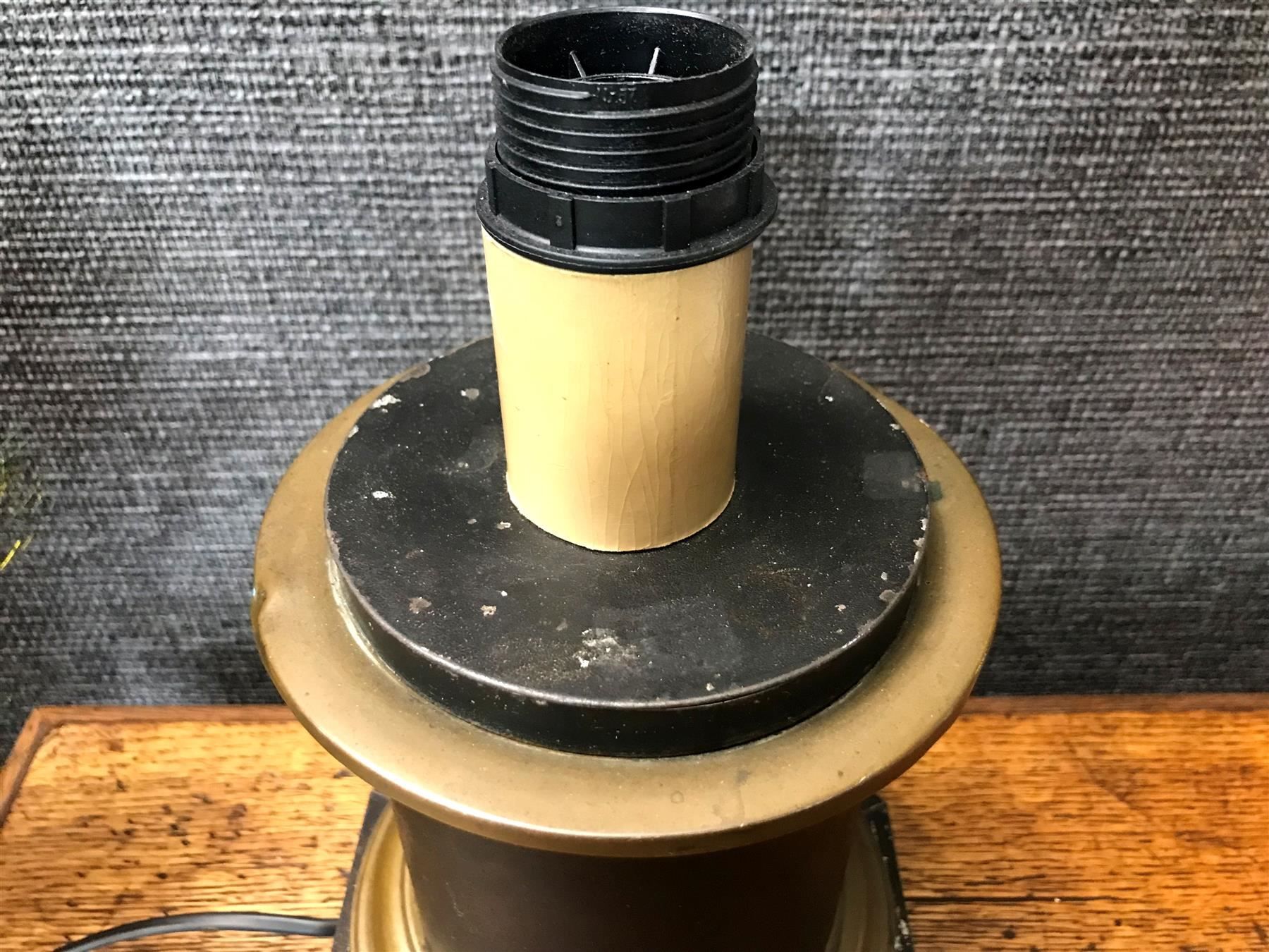 Lampade: Lampe Sockel um 1880  Messing & Eisen, a – Usato da Laufenburg venduto da industrial-silence 3