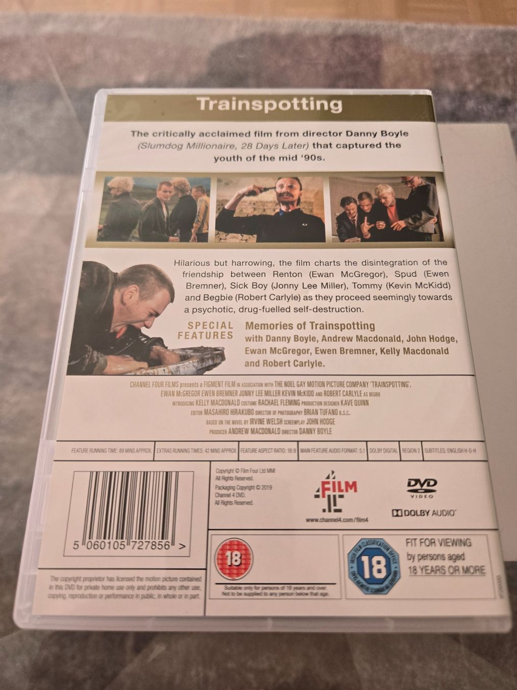 Tutti i DVDs: Trainspotting DVD – Usato da Bussigny venduto da Kfdlt 1