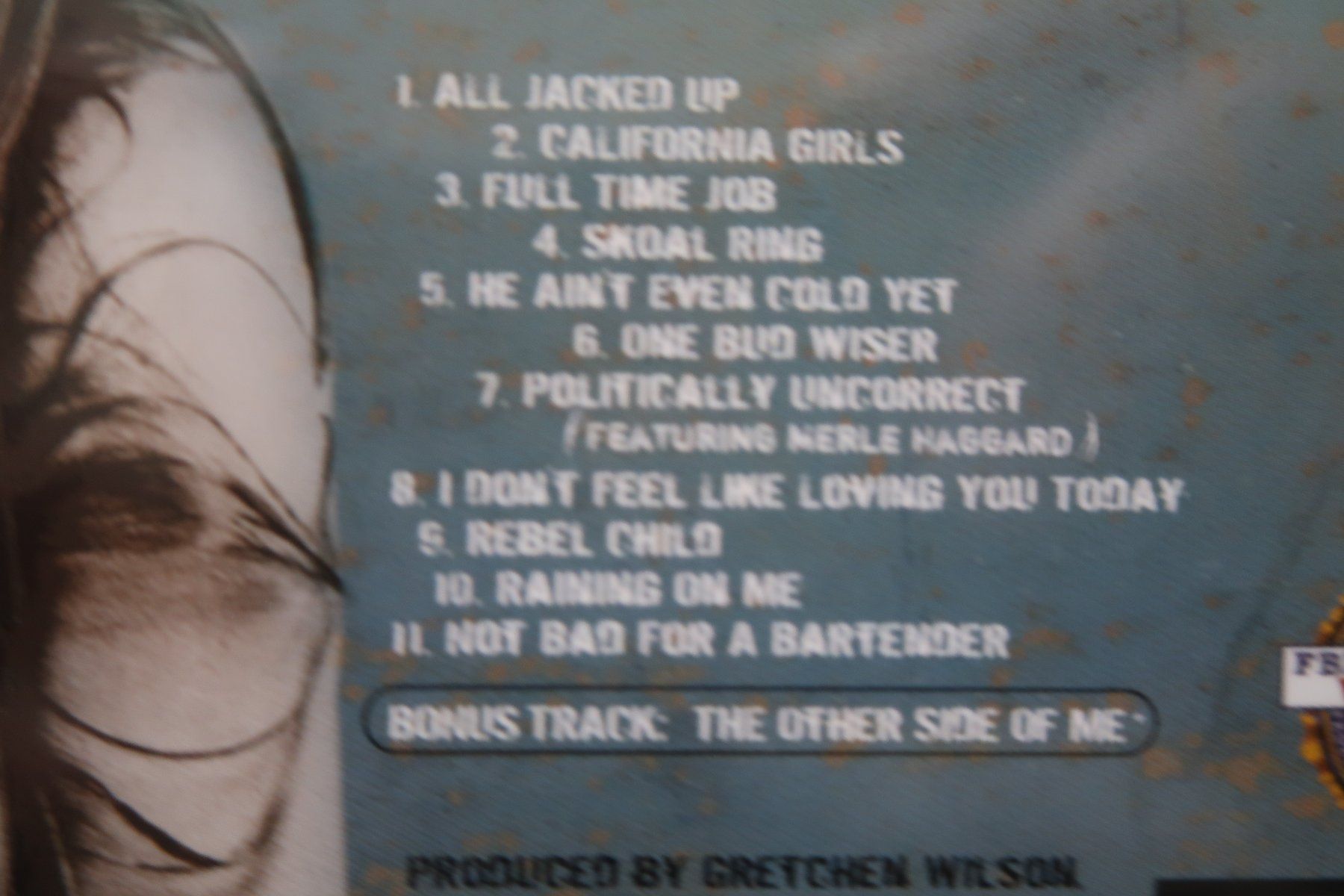 CD: GRETCHEN WILSON - ALL JACKED UP  - CD – Usato da Basel venduto da Patiscat 3