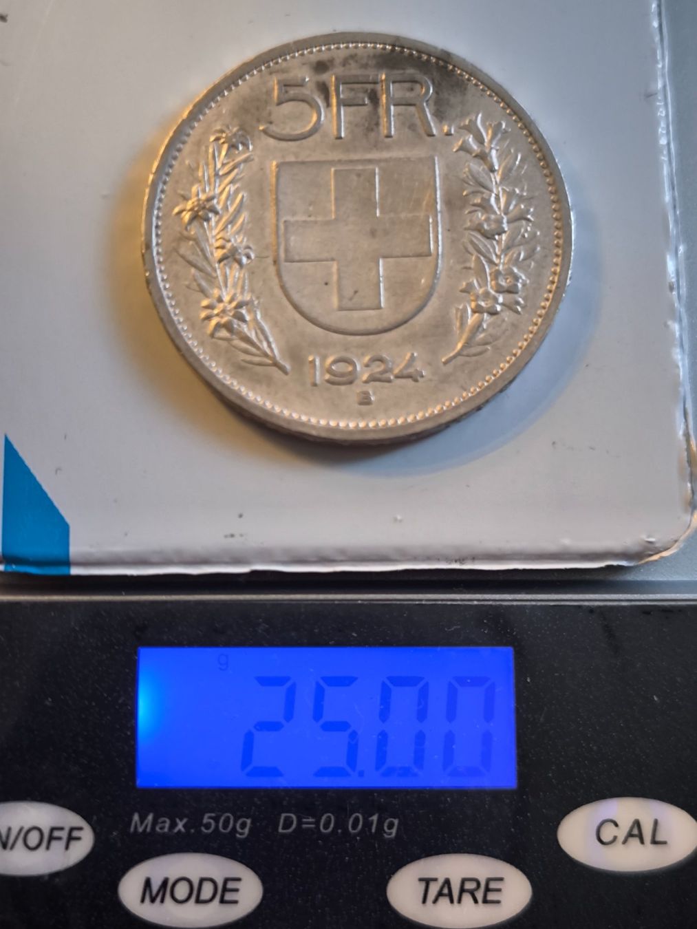 Toutes les monnaies: 5 Francs 1924 – D'occasion à Nyon par AlexKey71 5