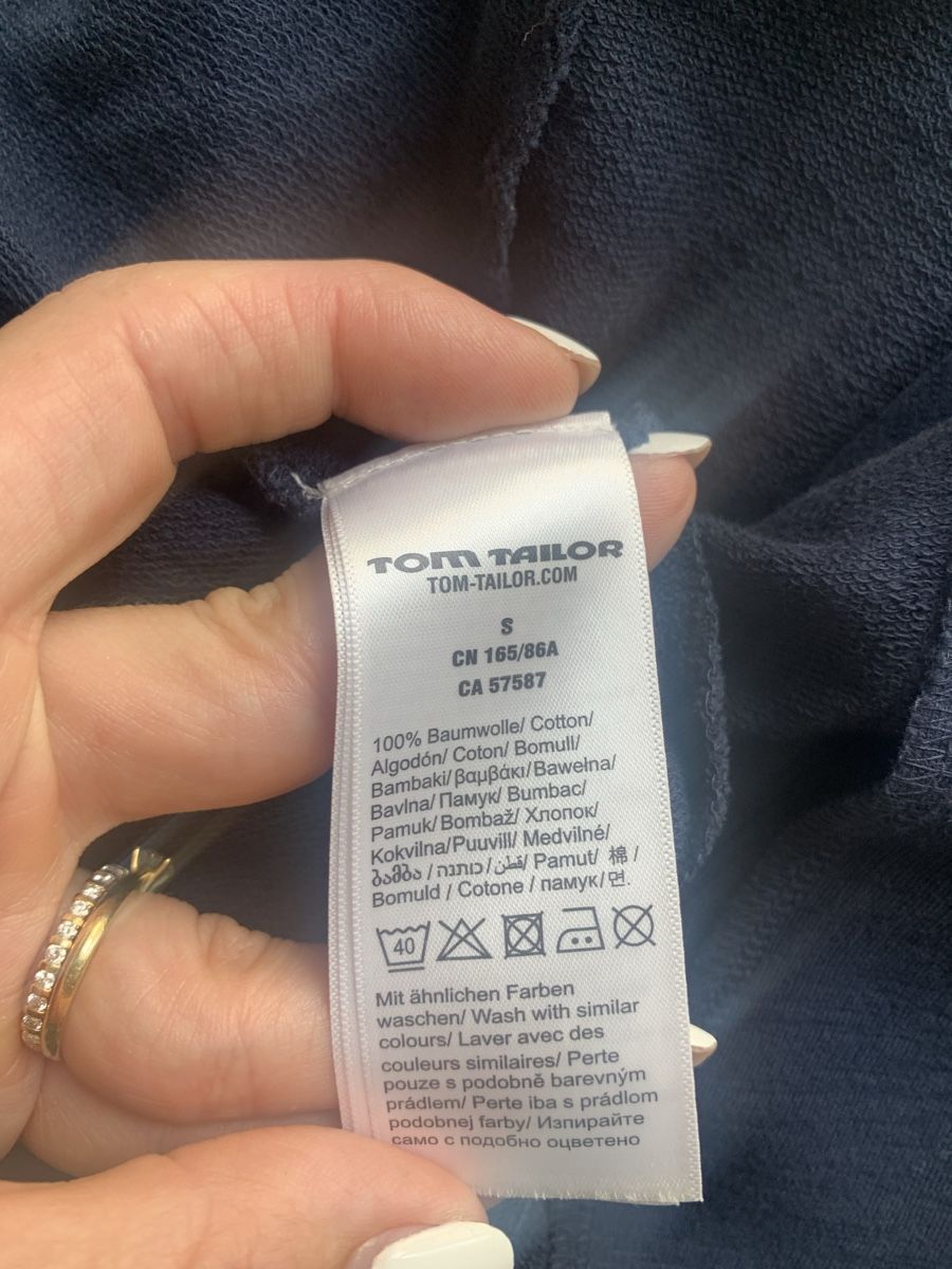 Tom Tailor Giacche: Tom Tailor Blazer Gr. S Dunkelblau Baumwolle – Nuovo (secondo la descrizione) da Regensdorf venduto da secondchancefashion 5