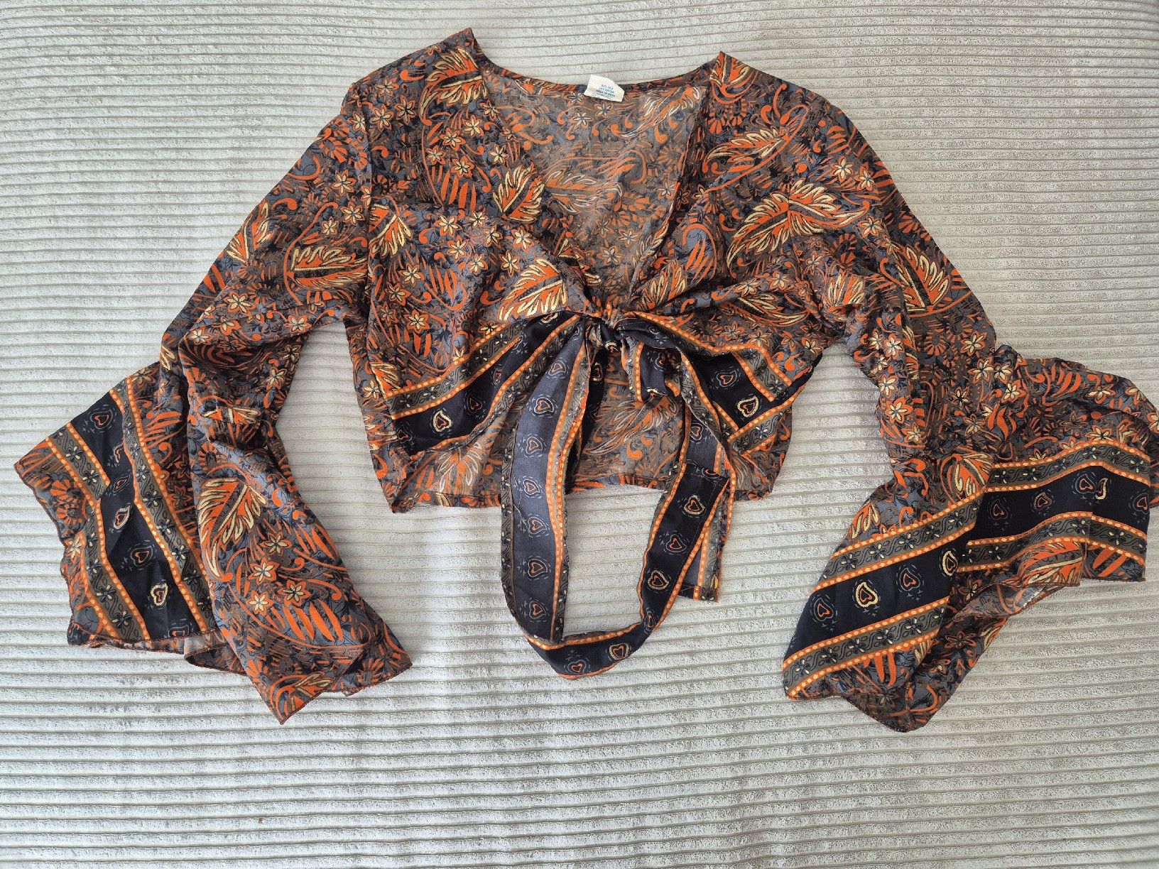 Bolero: Boho Bolero aus Seide – Nuovo (secondo la descrizione) da Schaffhausen venduto da Nachtschwaermerin
