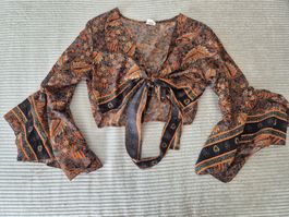 Boho Bolero aus Seide