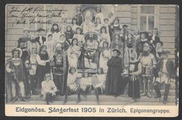 Zürich Eidgenössisches Sängerfest 1905 Epigonengruppe