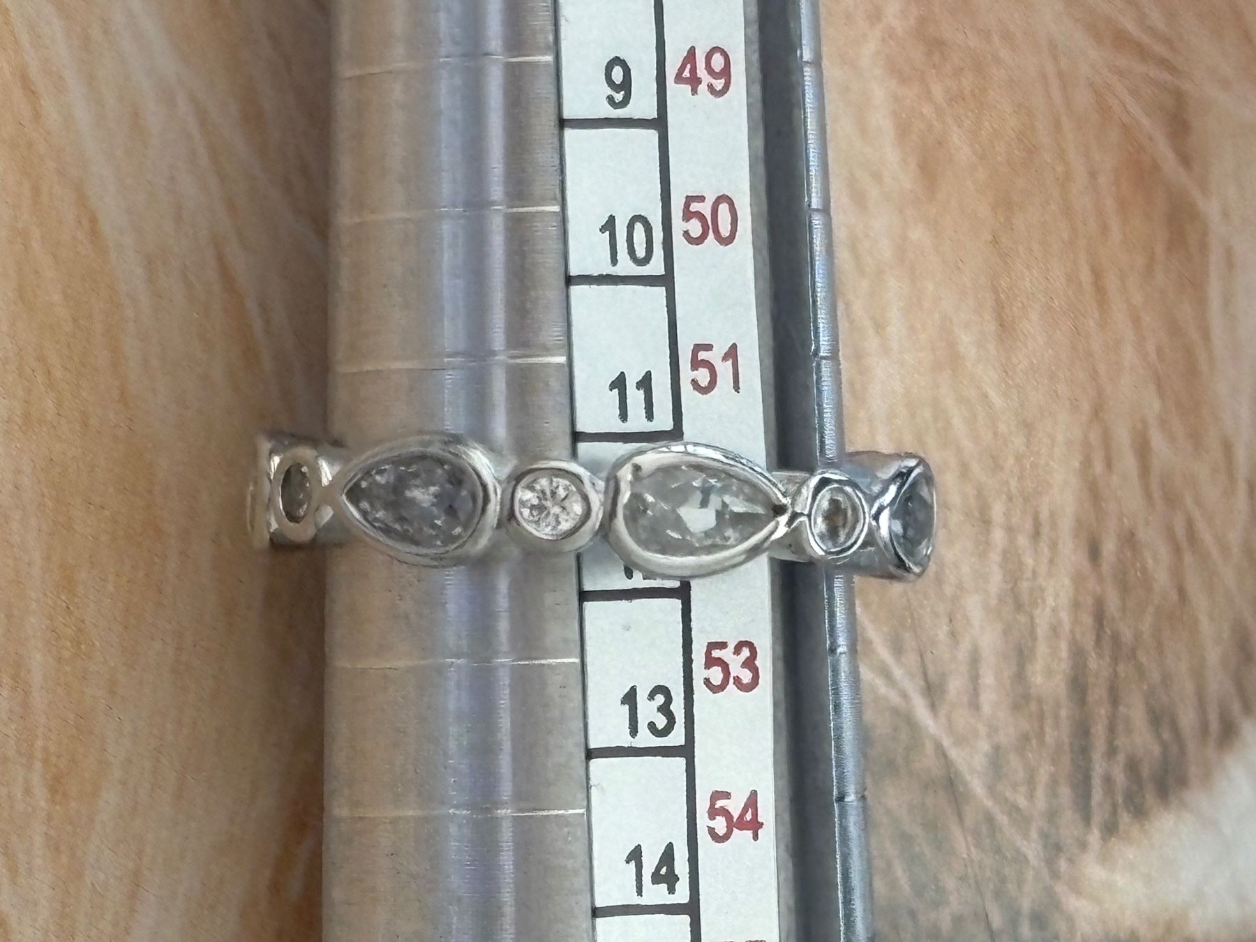 Anelli: Luxus Elegante Gr.16/6  Ring Memoire Farbe : Silber – Nuovo (secondo la descrizione) da Biel-Bienne venduto da Roserosse13 3