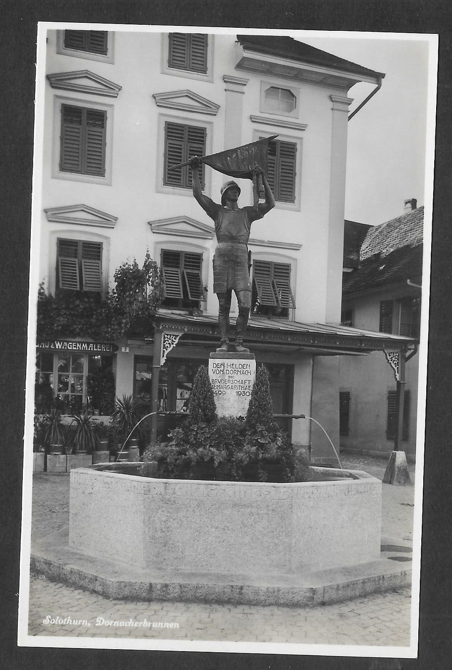 Cartoline postali: Solothurn Dornacherbrunnen – Usato da Olten venduto da clotaldi