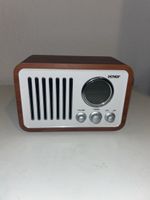 DENVER TR-37 Retro FM-Radio mit Uhr & Alarm