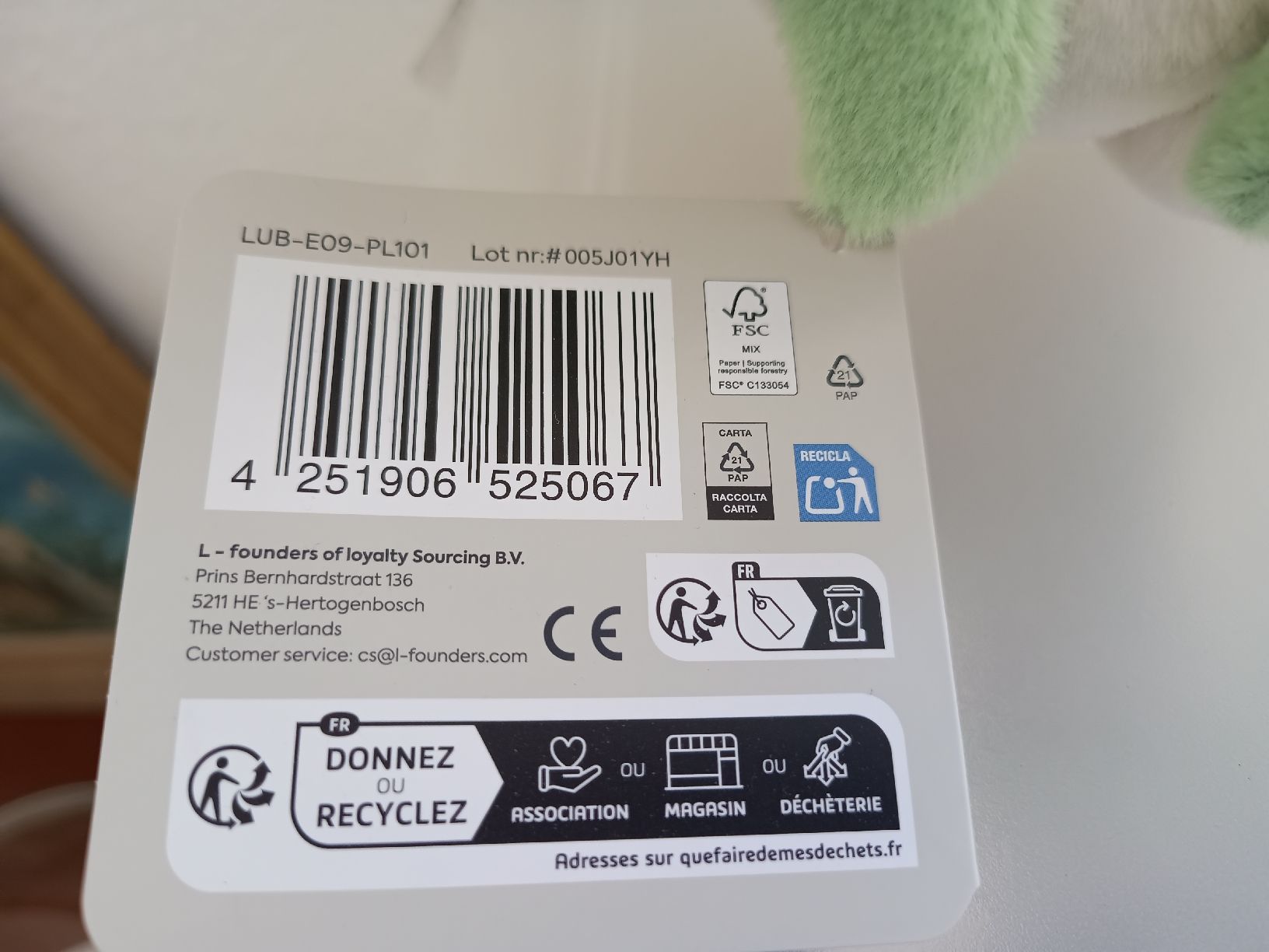 Jouets: Plüsch Raupe Caterpillar, NEU – Neuf avec emballage d'origine à Döttingen par Schlei 4