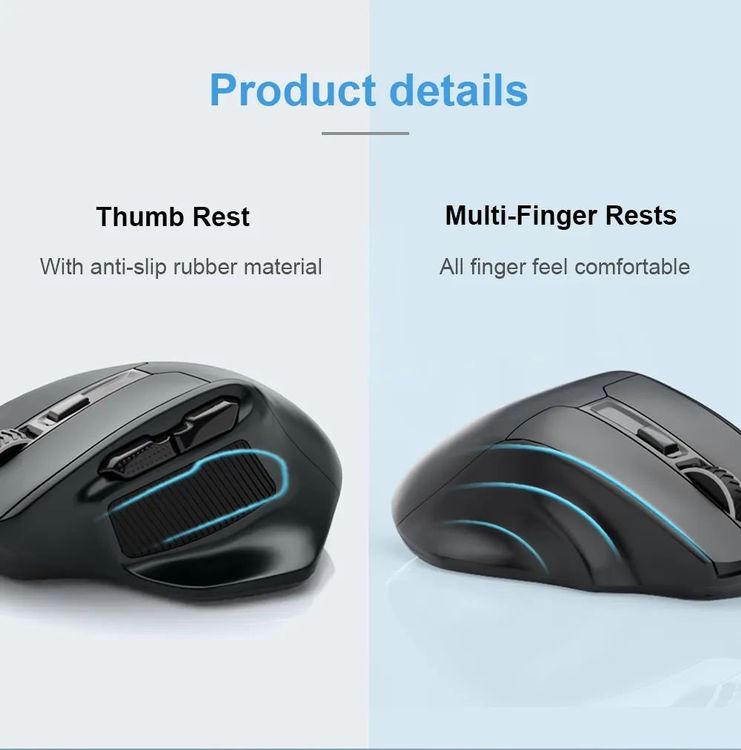 *EYOOSO X31 USB 2.4G kabellose GamingMaus für große Hände Kaufen auf Ricardo