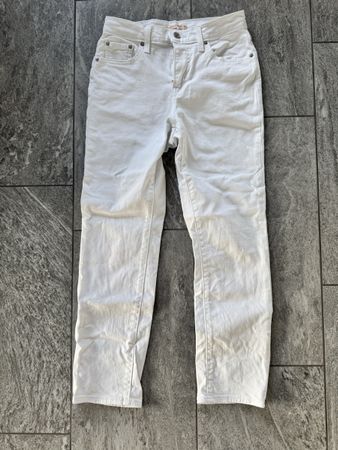 Levi's Damen Jeans Weiss Gr. 26/32 724 High Rise