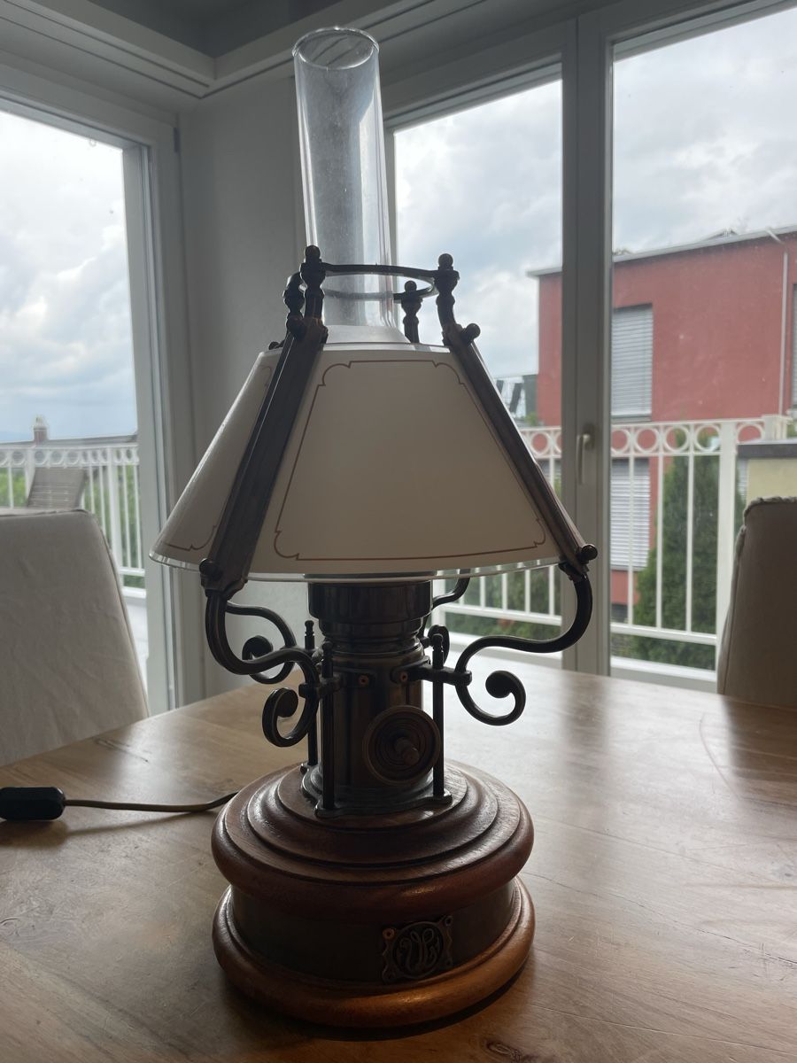 Lampade: Cosy Table Lamp - Rustic Wood & Metal - Perfect Decor – Usato da Waedenswil venduto da Paps04 3