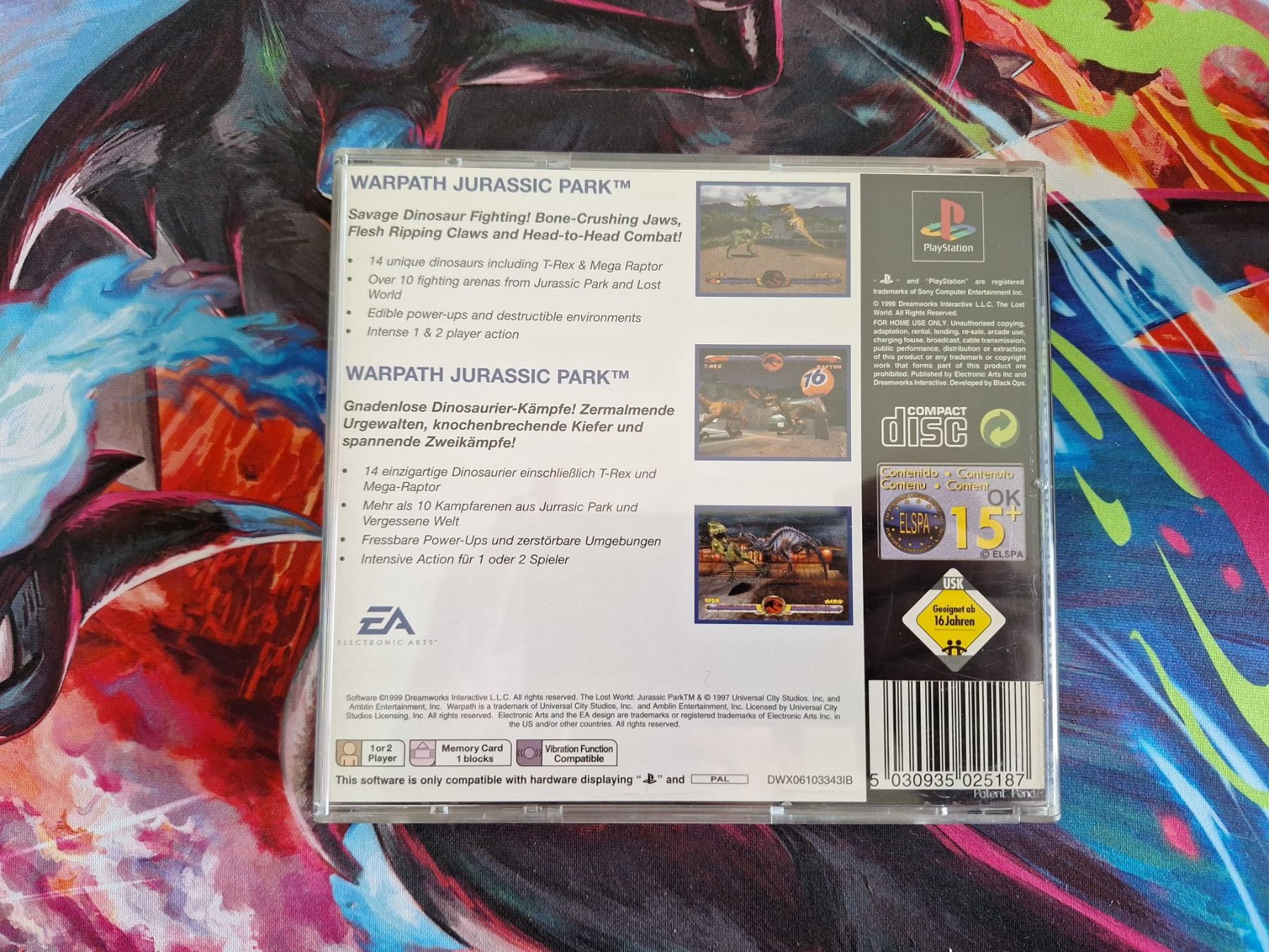 Sony Giochi: Jurassic Park Warpath - PS1 – Usato da Altstätten SG venduto da GGsGameshop 2