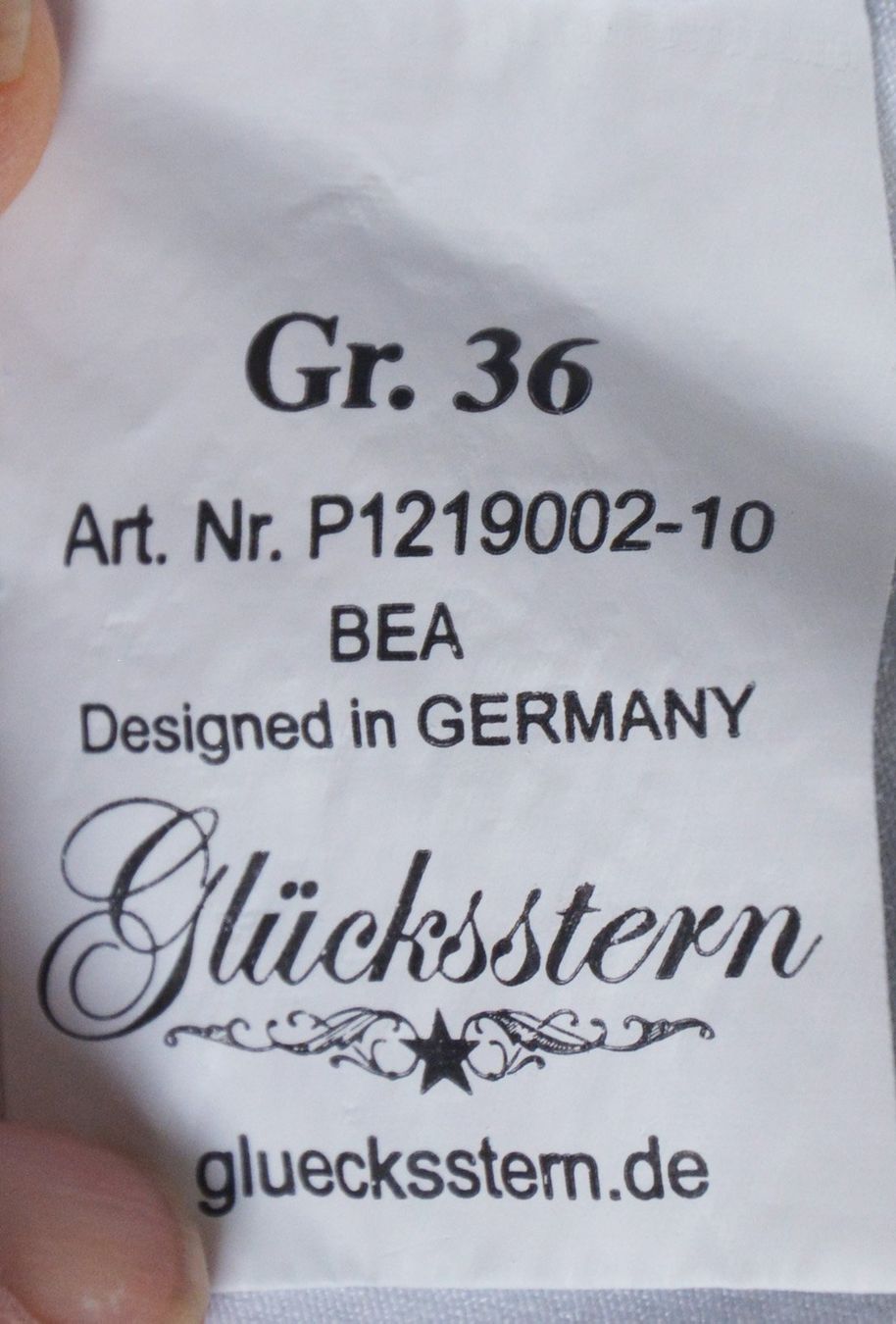 T-shirt: weisses Shirt von Glücksstern – Usato da Niederhasli venduto da littledrop 2