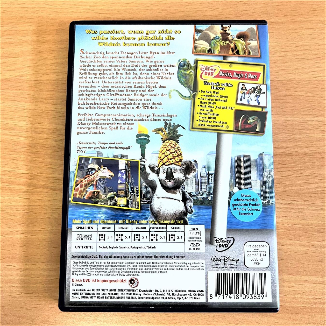 Tutti i DVDs: DVD - Tierisch wild – Usato da Amlikon-Bissegg venduto da riestig 2