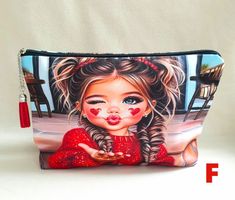 Allzweck-Täschli "PRETTY GIRLS" 🧔‍♀️💃💄 => 8 zur Auswahl