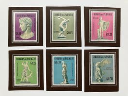 Skulpturen Paraguay Seltene Briefmarken