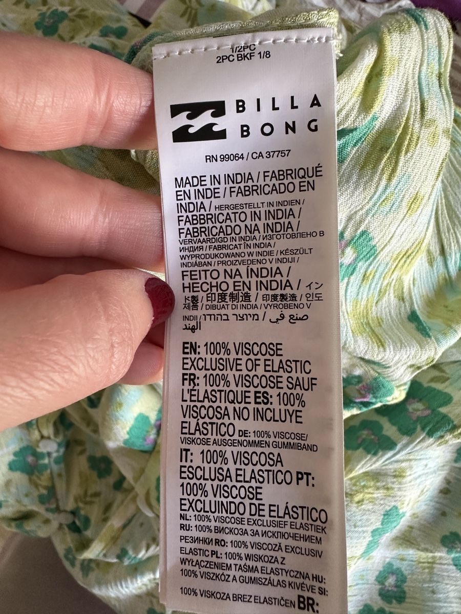 Billabong Vestiti: Jolie robe fleurie Billa Bong – Nuovo e nell'imballaggio originale da Genève venduto da Kamill79 8
