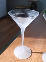 4er Set Martini-Glaeser "Stirred ", neuwertig!
