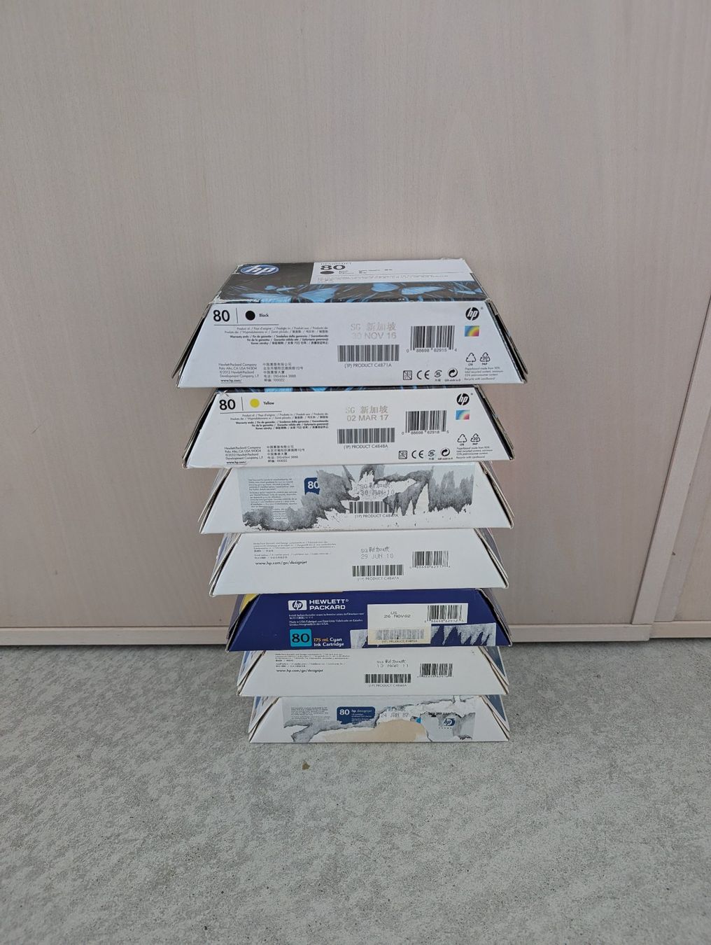Hewlett Packard Cartucce per stampanti & toner: 25 HP Tinte No.80 – Nuovo (secondo la descrizione) da Fehraltorf venduto da loremgmbh 6