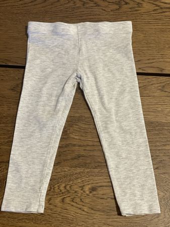 Mädchen Leggings grau Grösse 98 guter Zustand