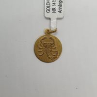 Echt 18K Gold - Sternzeichen Krebs Anhänger