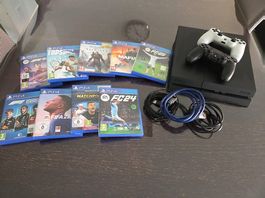 Sony PS4 Komplettset + 2 Controller + 9 Spiele