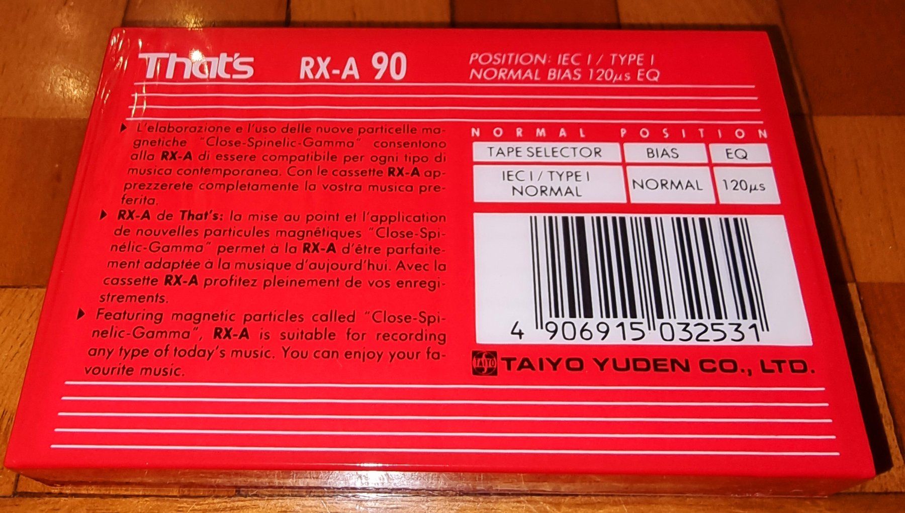 Kompaktkassetten: Rares THATS"RX-A90 ROXANA" – Neu und originalverpackt aus LAUSANNE von Mistersound 2