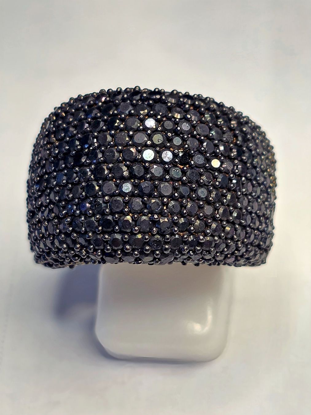 Bagues: Schwarzer Spinel Silber Fingerring – Neuf (Voir description) à Zürich par benedikt12 9