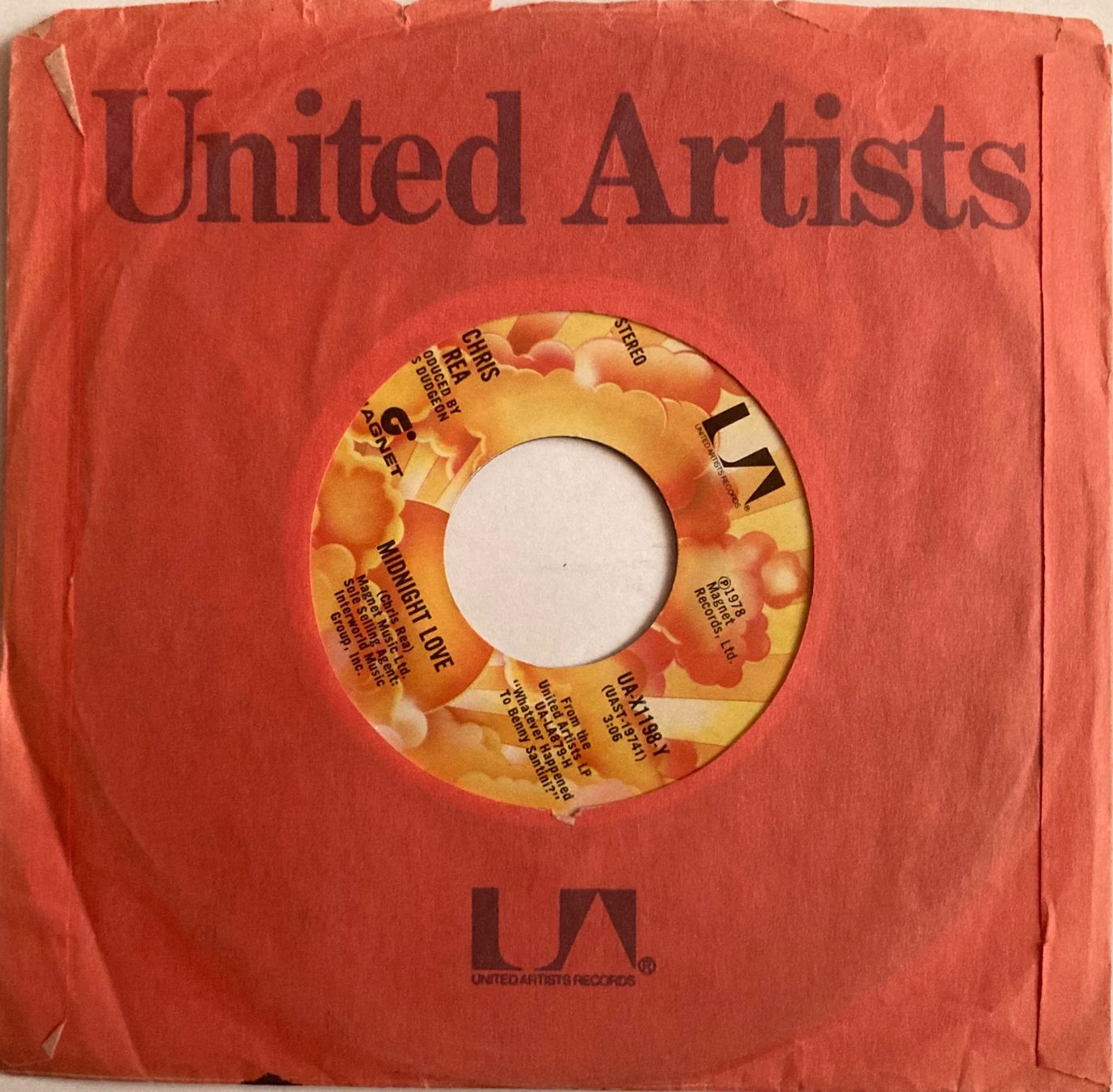 CHRIS REA - FOOL (IF YOU THINK IT'S OVER) (D'occasion) à Poliez-Pittet ...