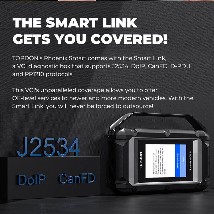 Alle Werkzeuge: TOPDON PHOENIX SMART KFZ Diagnosegeräte OBD Tester – Neu und originalverpackt aus Malans GR von BUYBEST-Schweiz 5