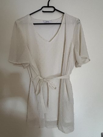 Umstandsbluse Noppies kurzarm Grösse M weiss guter Zustand