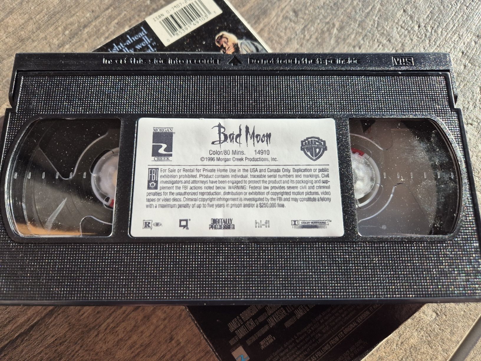 Tutti i VHS: Bad Moon VHS Horror movie Wolf – Usato da Ursy venduto da RetroBebar777 2