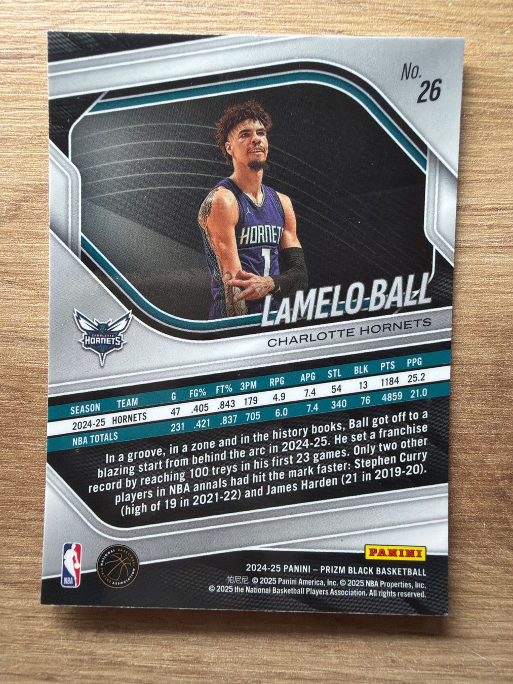 Nba Cartes à collectionner: NBA Lamelo Ball Prizm Black 24/25 – D'occasion à Netstal par Clutch79Cardz 1