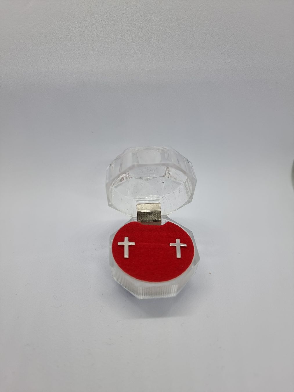 Orecchini pendenti & Orecchini a lobo: Echt Silber 925 Ohrstecker, Kreuz, neu – Nuovo e nell'imballaggio originale da Basel venduto da Joex02 2